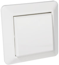 Bryter 1-pol innfelt hvit - Elko